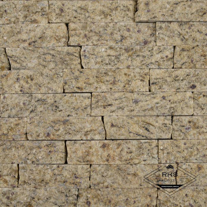 Фасадный камень Полоса - Гранит Golden Pearl в Саратове